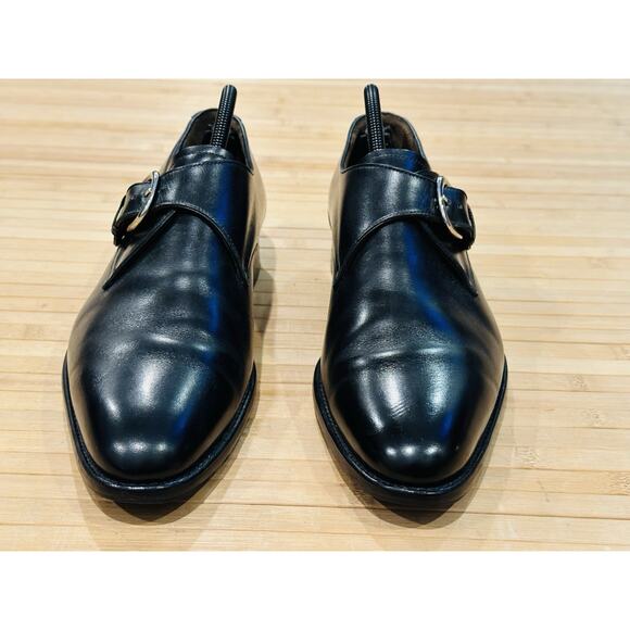 LODING Paris New Taylor Black Monk Strap Leather Shoes Men’s 7.5 Retail $466 ? main image 10